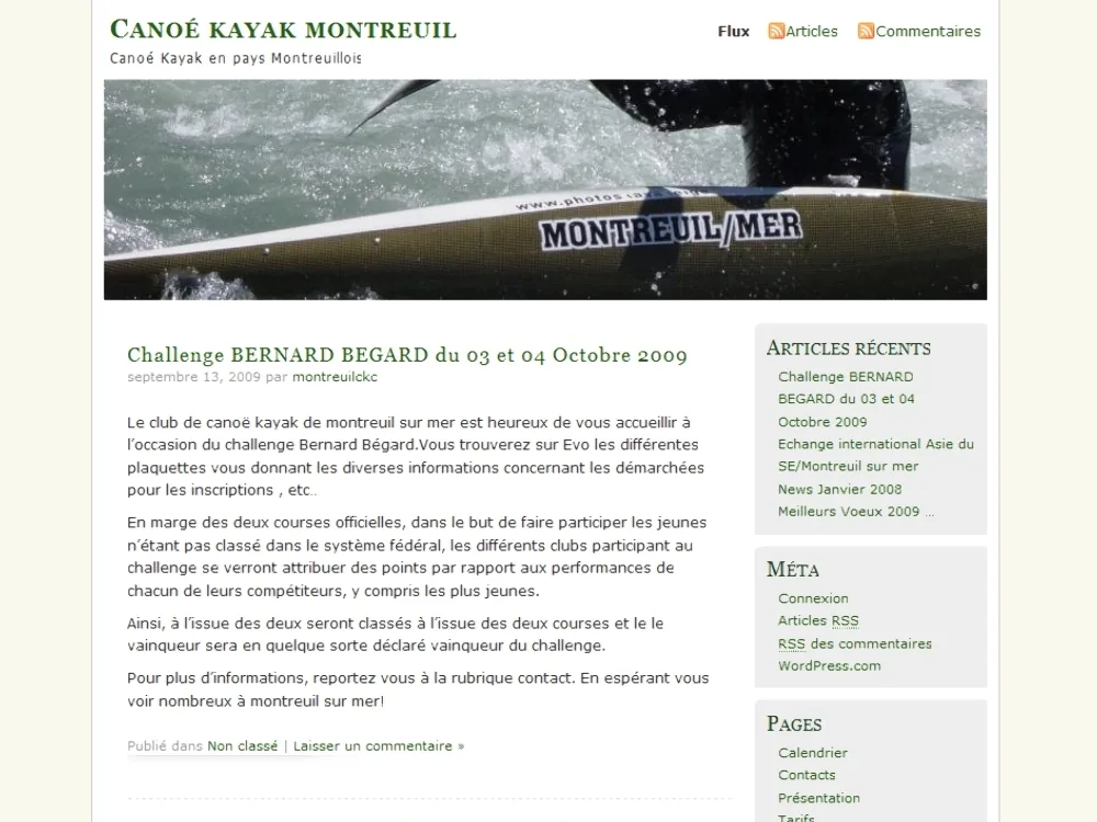 Club Canoë-Kayak à Montreuil, Pas-de-Calais (62)