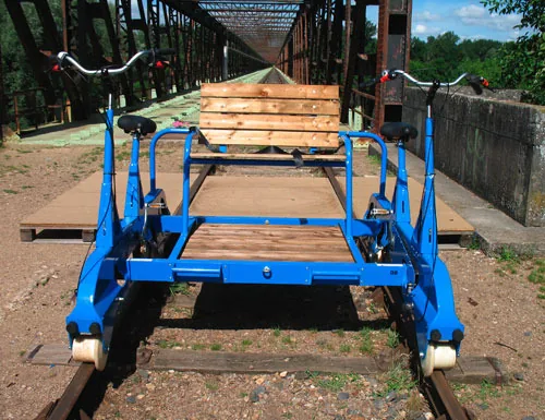 Cyclorail du Sancerrois à Cosne-Cours-sur-Loire, Nièvre (58)