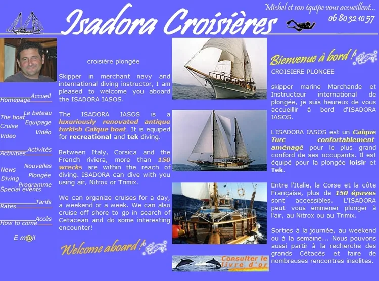 Isadora Croisieres - Ecole de Plongéee à Cavalaire-sur-Mer, Var (83)