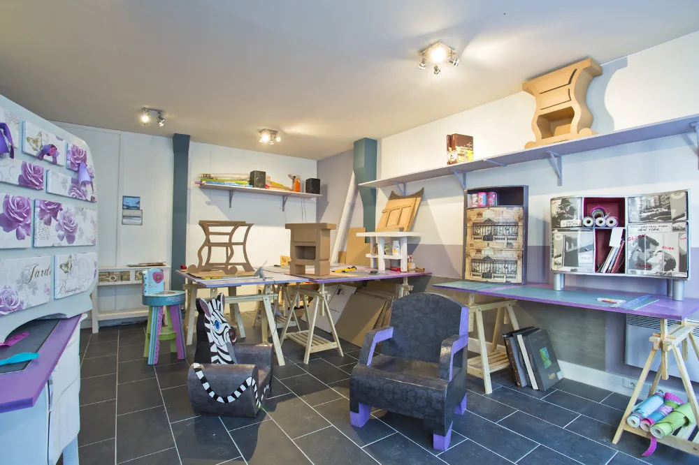 L'atelier de formation de l'Ecole du Carton à Paris