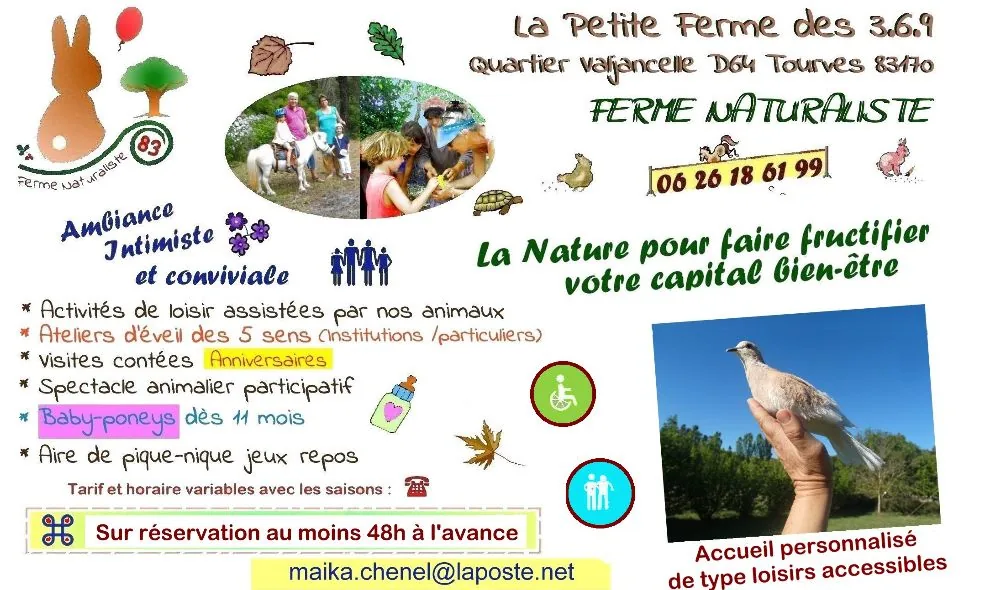 La Petite Ferme des 3.6.9 à Tourves, Var (83)