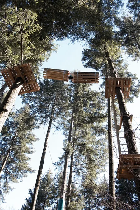 Parc Aventure Natura'Bosse à Échassières, Allier (03)