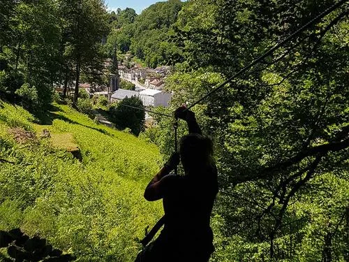 Parcours Accro'Branche Aux Jardins en Terrasses à Plombières-les-Bains, Vosges (88)
