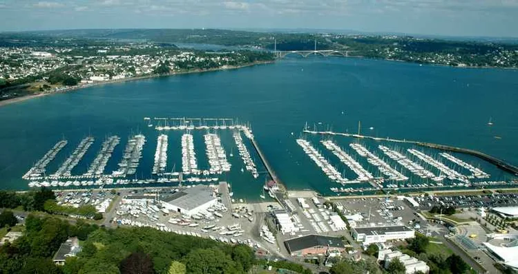 Port du Moulin Blanc à Brest, Finistère (29)