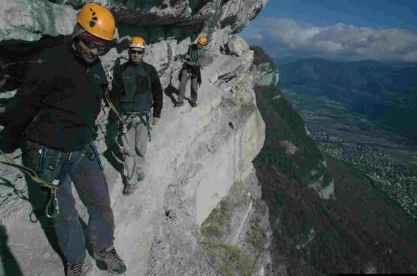 Via Ferrata de la Cascade de l'Oulle à Crolles, Isère (38)